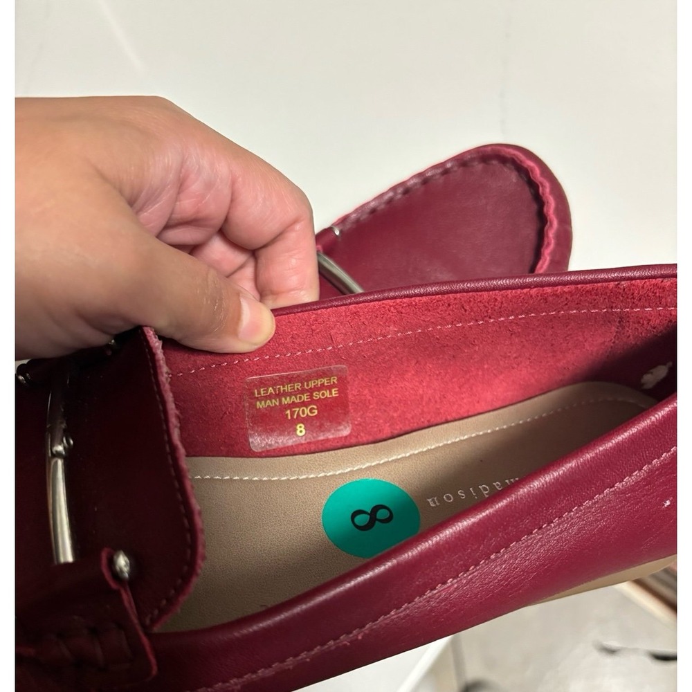 Mercer and Madison red leather loafers size 8‎ - Picture 5 of 7